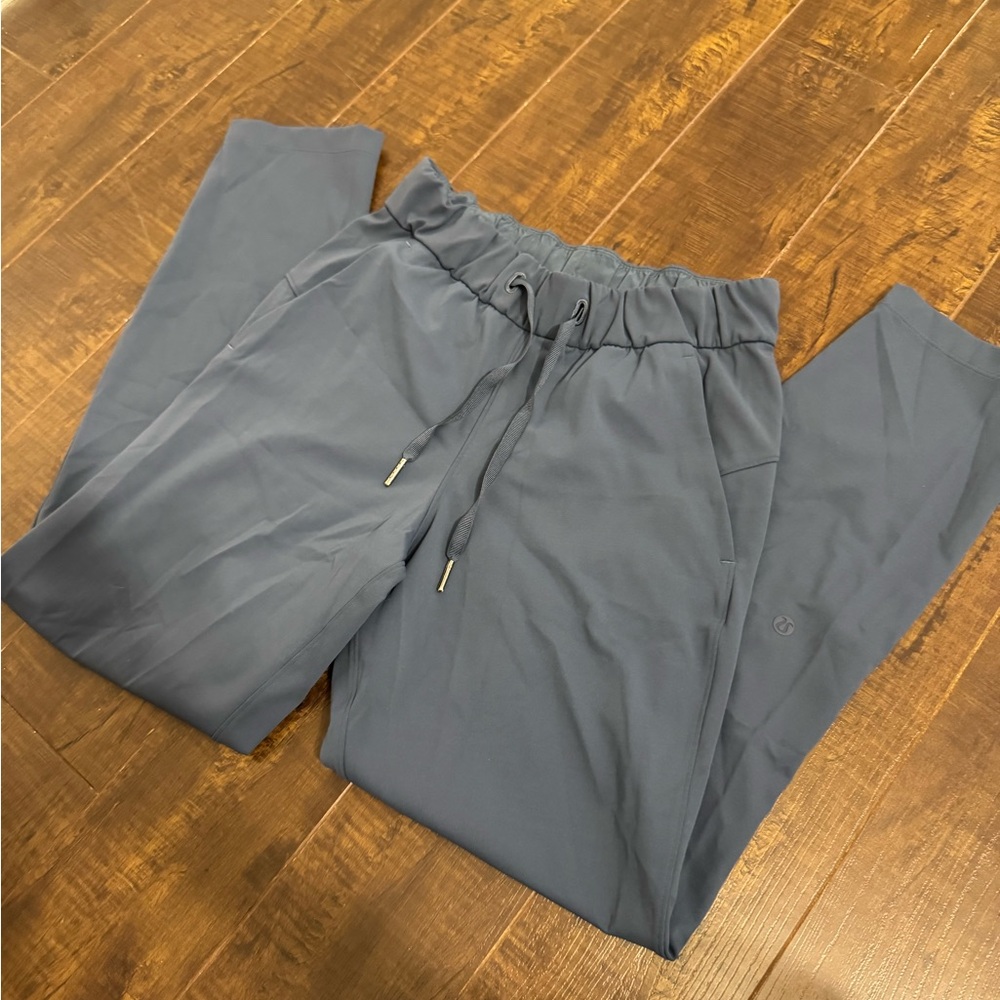 Lululemon Athletica Blue Track Pants with Elastic Waistband